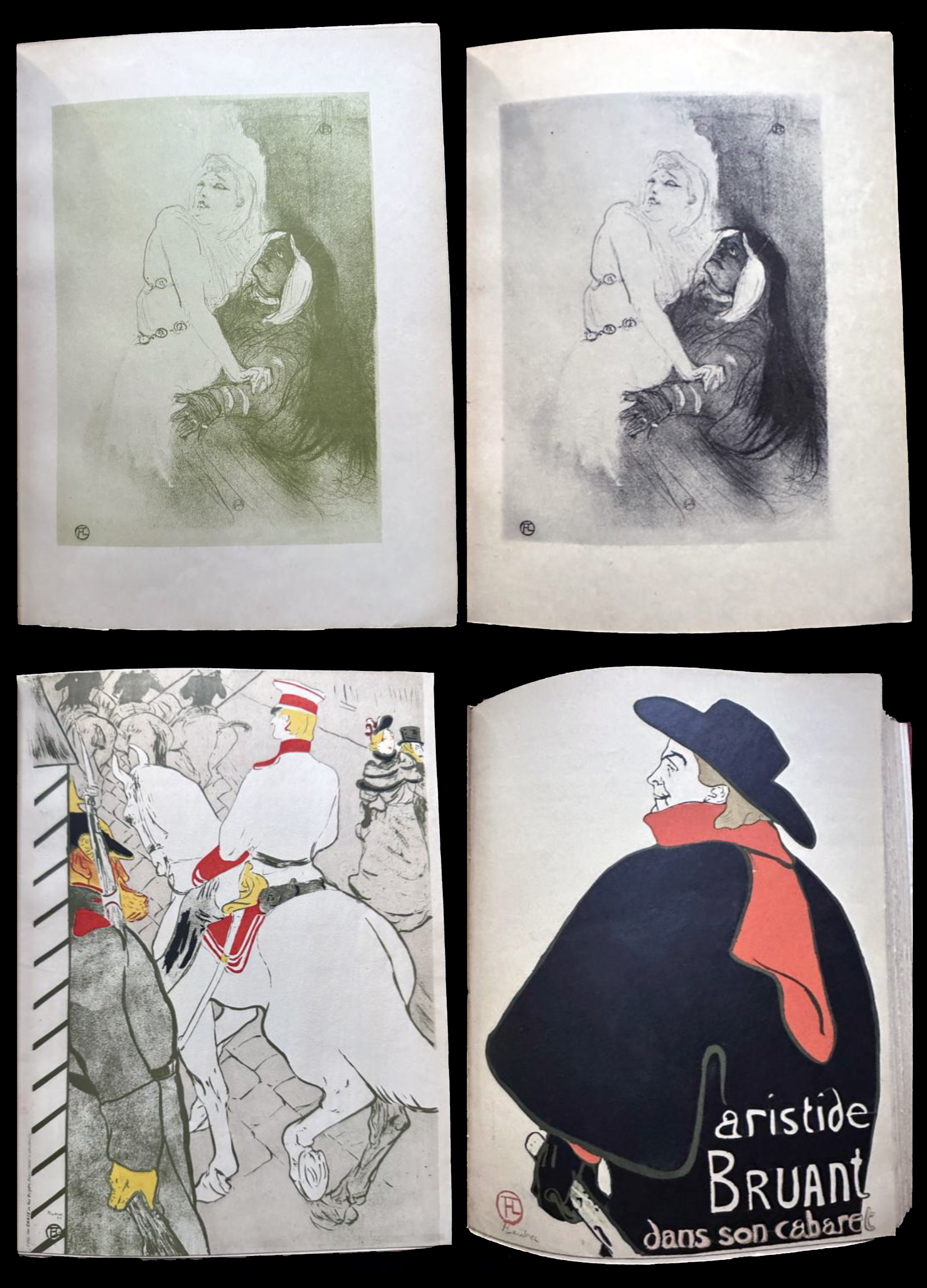 ToulouseLautrec Maurice Joyant. Peintre & Dessins, Estampes, Affiches. Deluxe Edition on Japan Paper with 3 Drypoints Double State + Suite of 4 Lithographs in Double State.